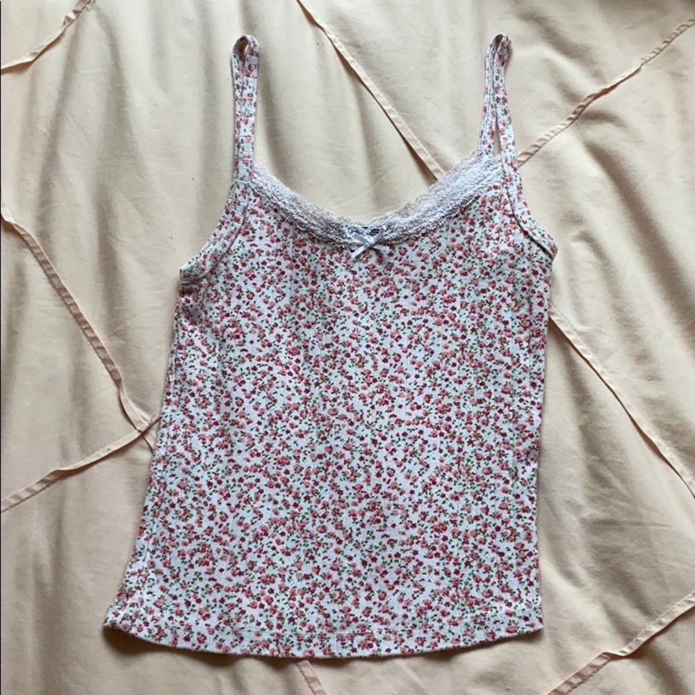 Floral Brandy Melville tank top